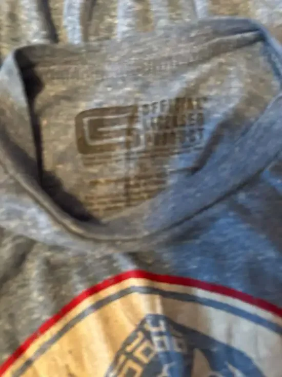 Shelby Cobra Logo Graphic T-Shirt Heathered Blue Size S - Picture 3 of 3